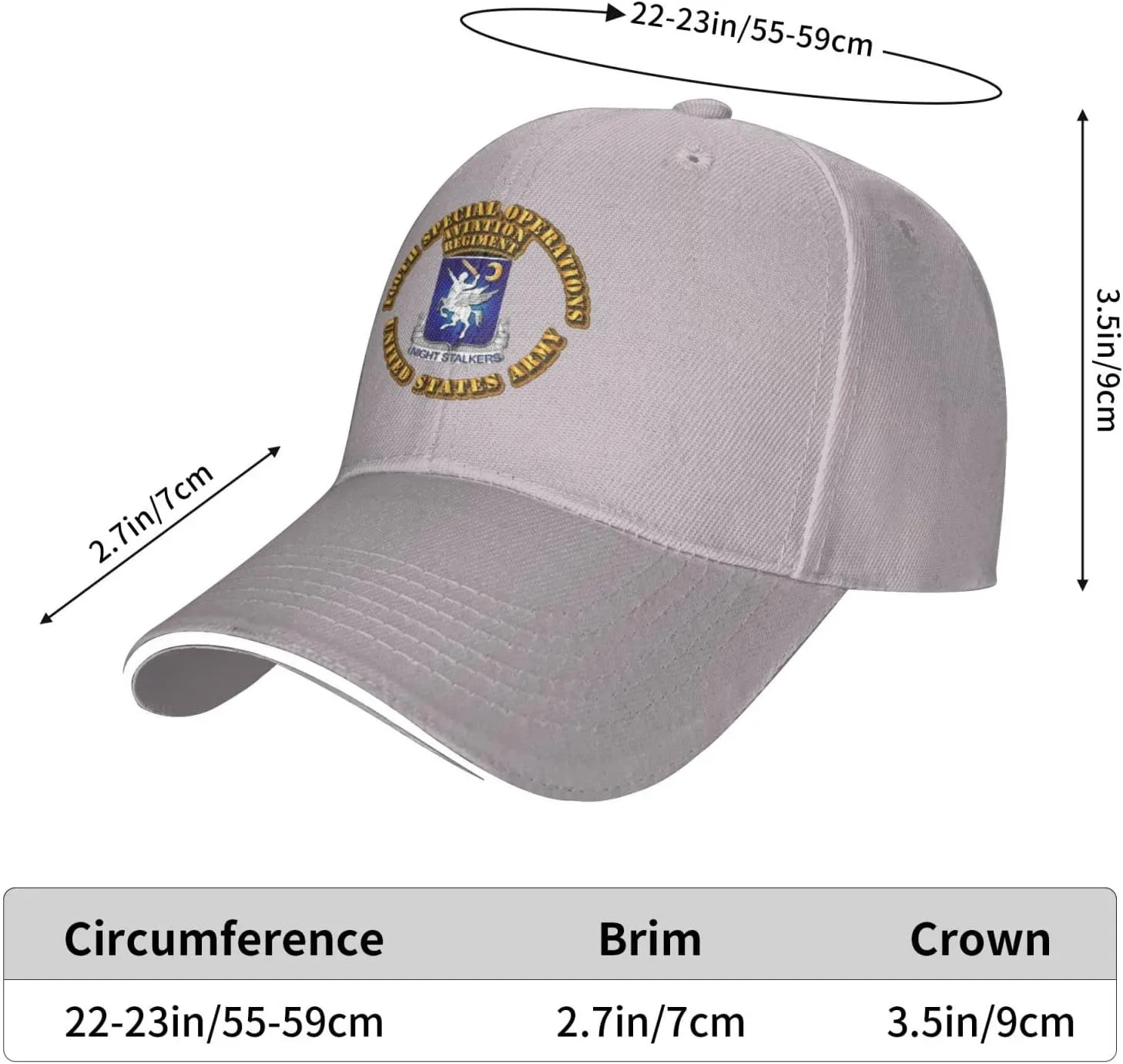 160th Special Operations Aviation Regiment Men and Women Adjustable Baseball Cap