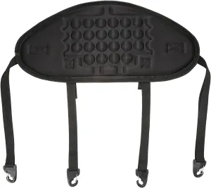 ​1pc Adjustable Kayaking Canoeing Sit On Top Kayak Seat Back Rest Seat Backrest Support Back Pad Band Antis Cushiony Black
