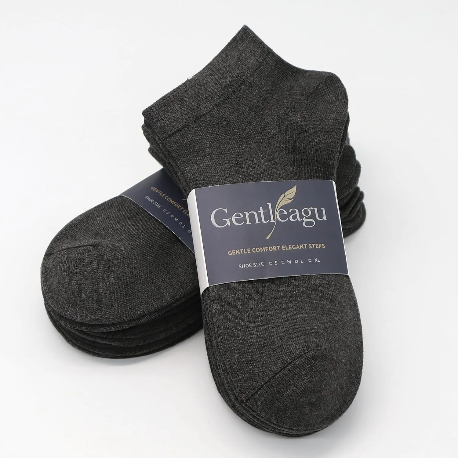48 Pairs Men's Bamboo Viscose Ankle Socks - Ultra-Soft, Breathable, Anti-Odor Thin Socks Bulk Pack, Size 6-12