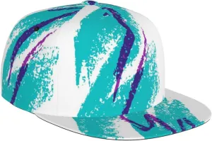 90'S Cup Design Fashion Flat Brim Baseball Cap =>> Suitable for Daily Going Out Sports Outdoor Available in Four Seasons Black