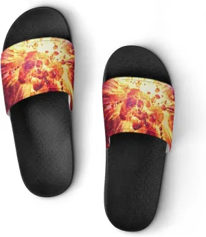 A Big Explosion Nebula Funny Slippers Slides Sandals Shower Home House Shoes Non Slip Soft Sole Shoe For Men Women Bathroom