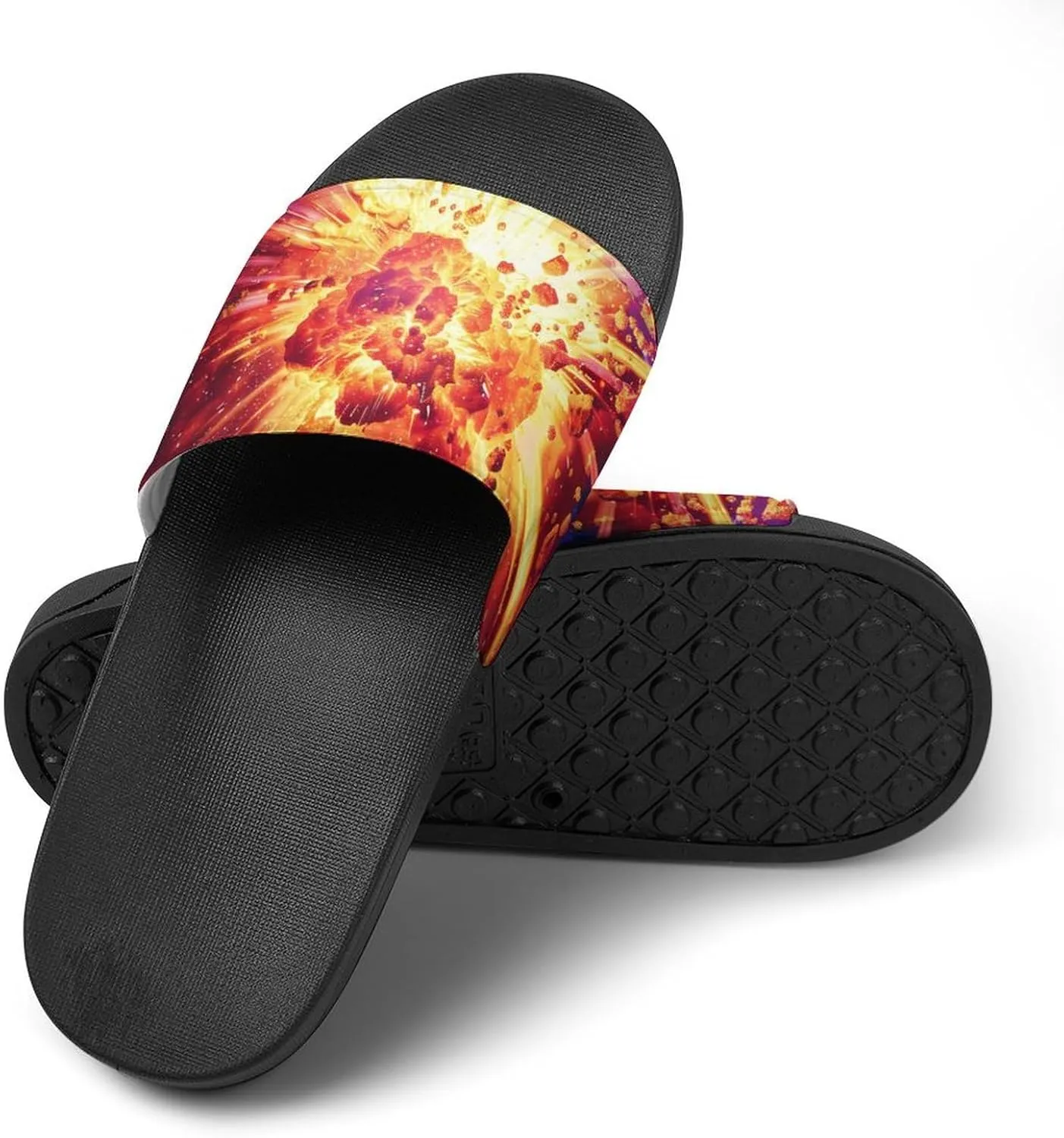 A Big Explosion Nebula Funny Slippers Slides Sandals Shower Home House Shoes Non Slip Soft Sole Shoe For Men Women Bathroom