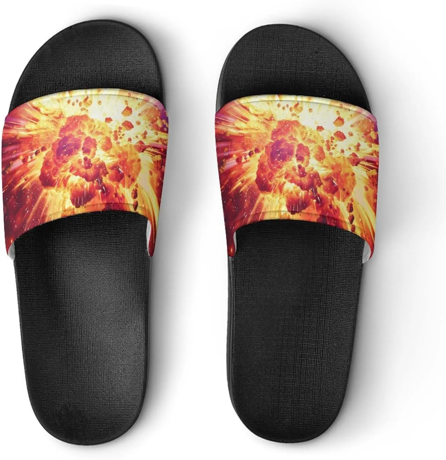 A Big Explosion Nebula Funny Slippers Slides Sandals Shower Home House Shoes Non Slip Soft Sole Shoe For Men Women Bathroom