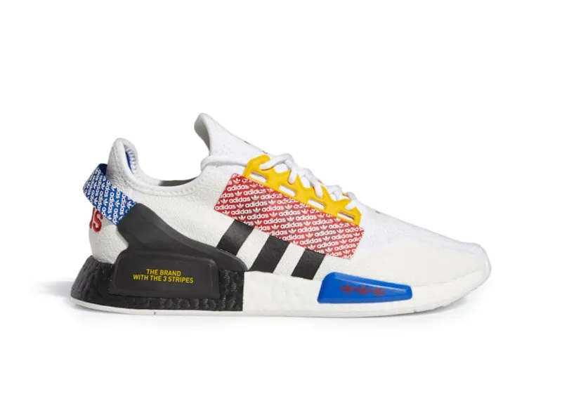 adidas NMD R1 V2 Logo Print Cloud White Multi