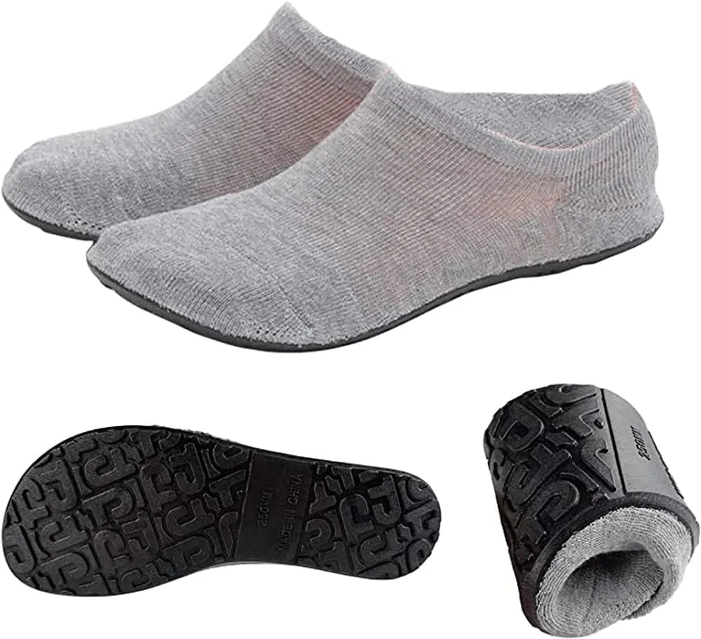 AIYUE Women Non-slip Fuzzy Slipper Socks with Waterproof Soles Rubber Bottom Grippers
