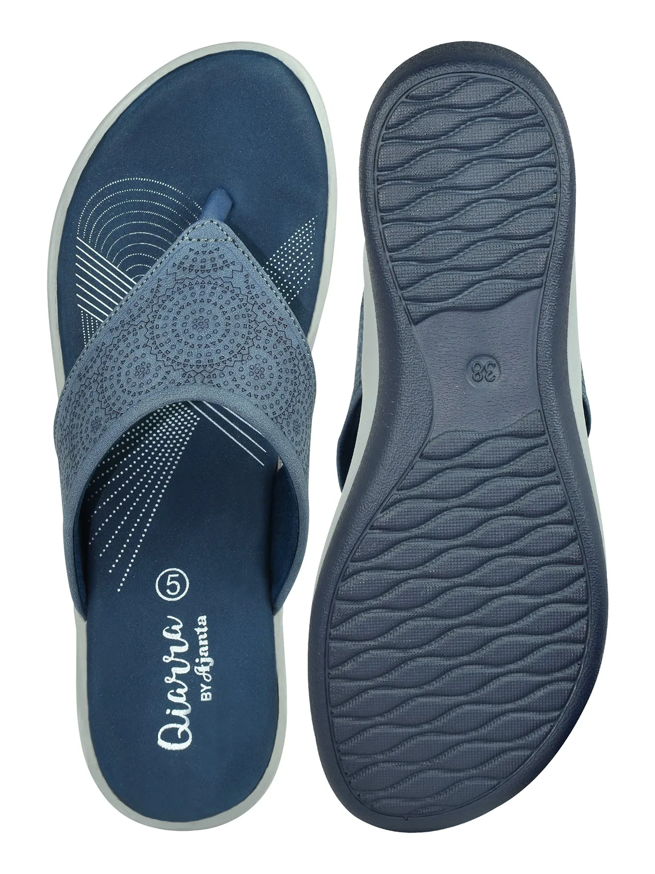 Ajanta Women Casual Stylish Ethnic Flat Sandals For Women & Girls