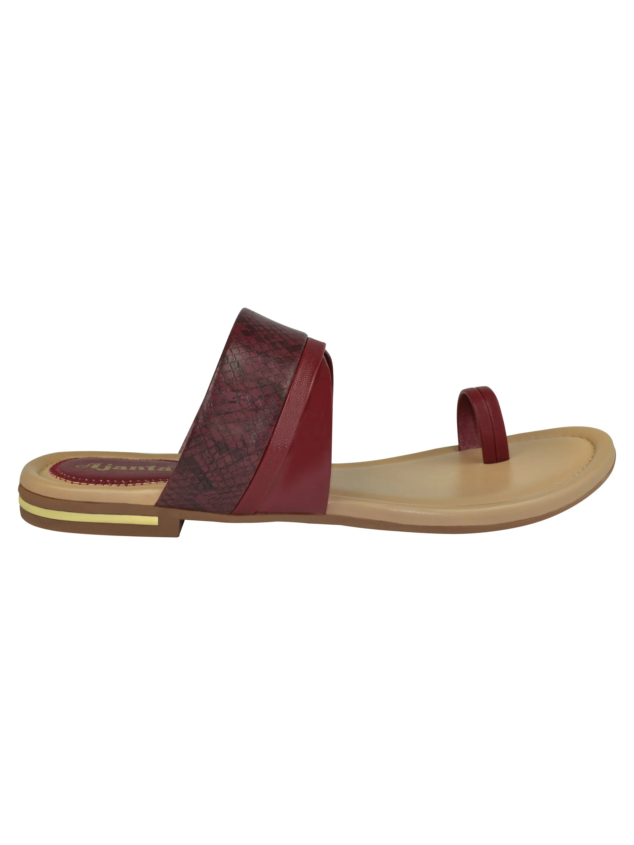 Ajanta Women Stylish Ethnic Flat Sandals For Women & Girls