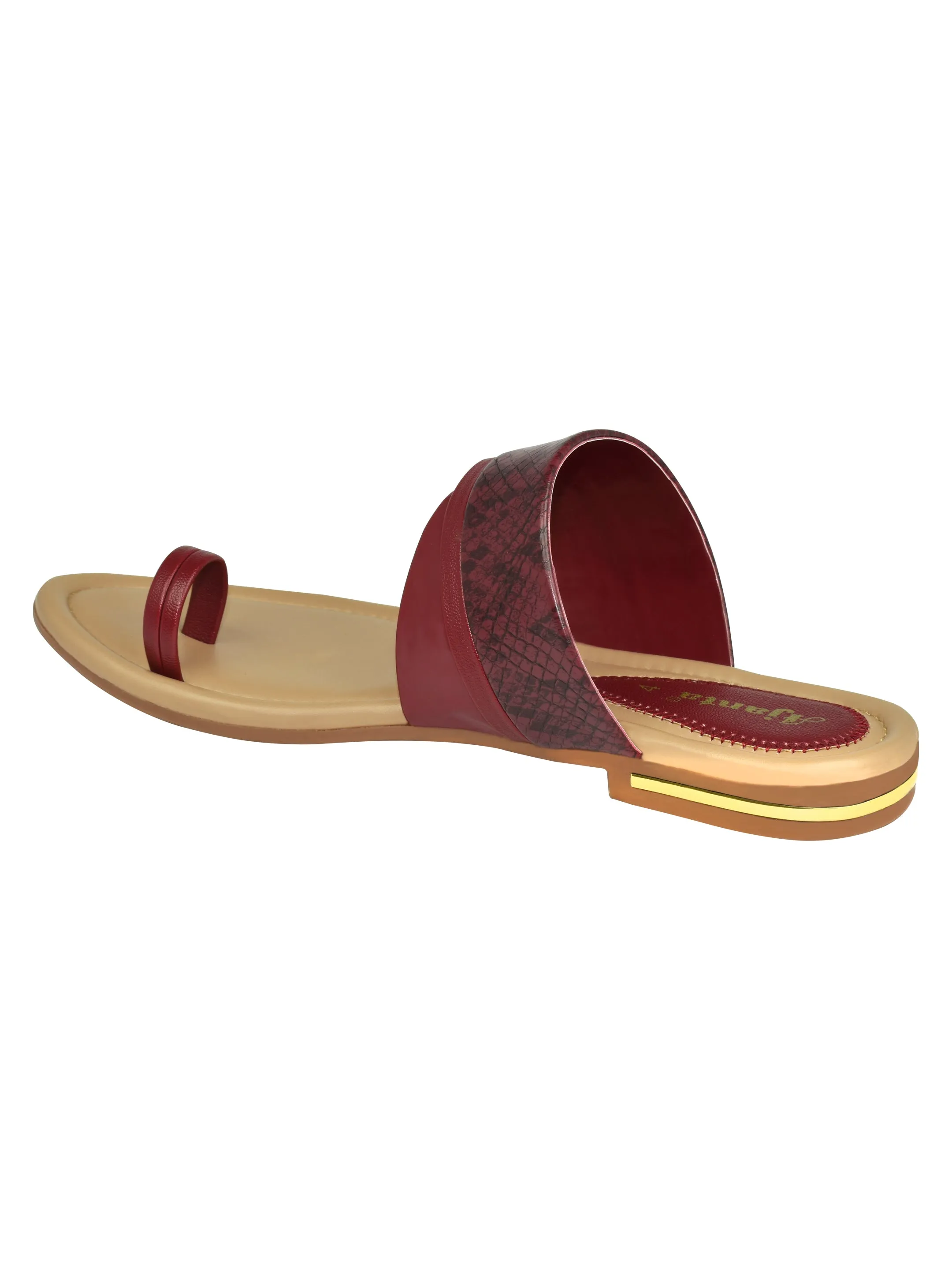 Ajanta Women Stylish Ethnic Flat Sandals For Women & Girls