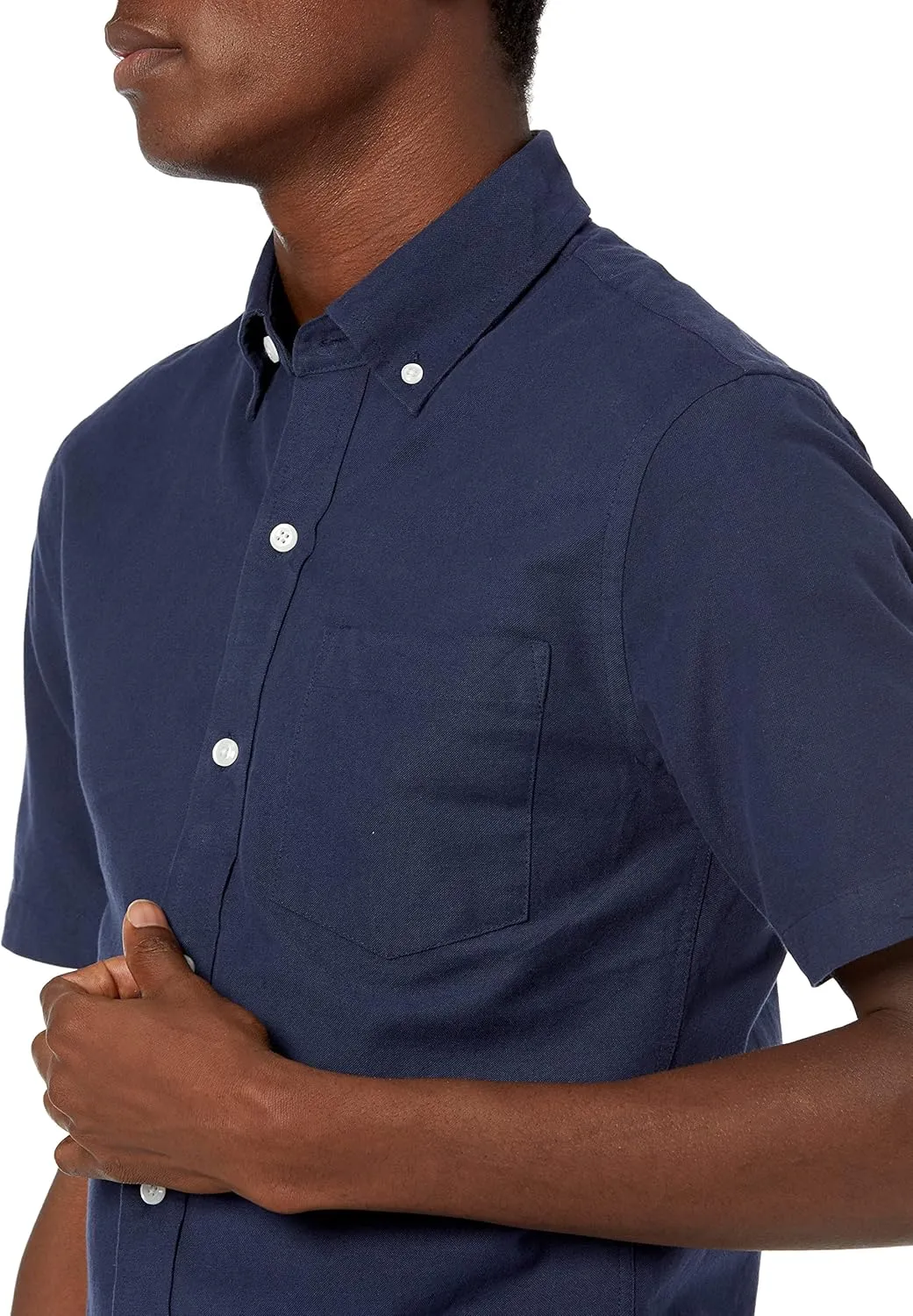 Amazon Essentials Men's Button-Up Shirts - Slim-Fit Short-Sleeve Pocket Oxford - Comfort and Style
