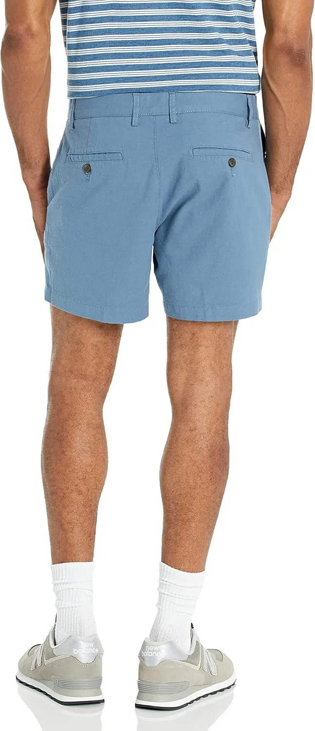 Amazon Essentials Men's Slim-Fit 5" Lightweight Comfort Stretch Oxford Short (Previously Goodthreads)