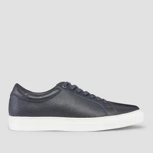 AQ by Aquila smith mens sneaker in navy leather