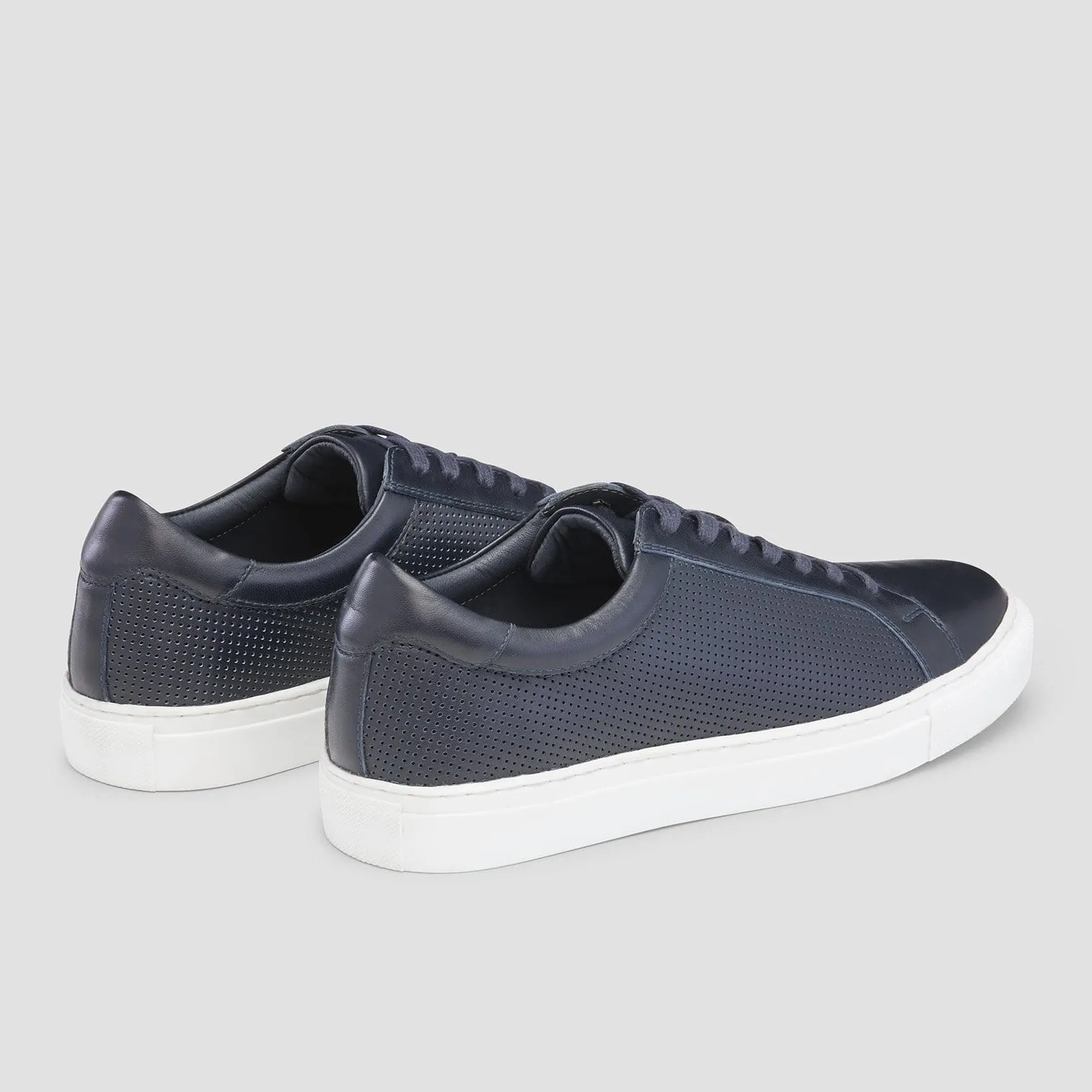 AQ by Aquila smith mens sneaker in navy leather