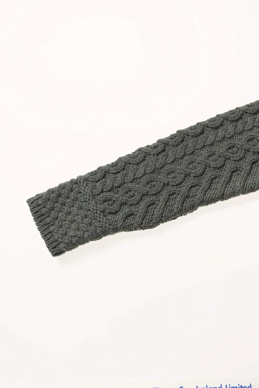 Aran Crafts Women's Cable Knit Comfortable Side Zip Hoodie (100% Merino Wool)