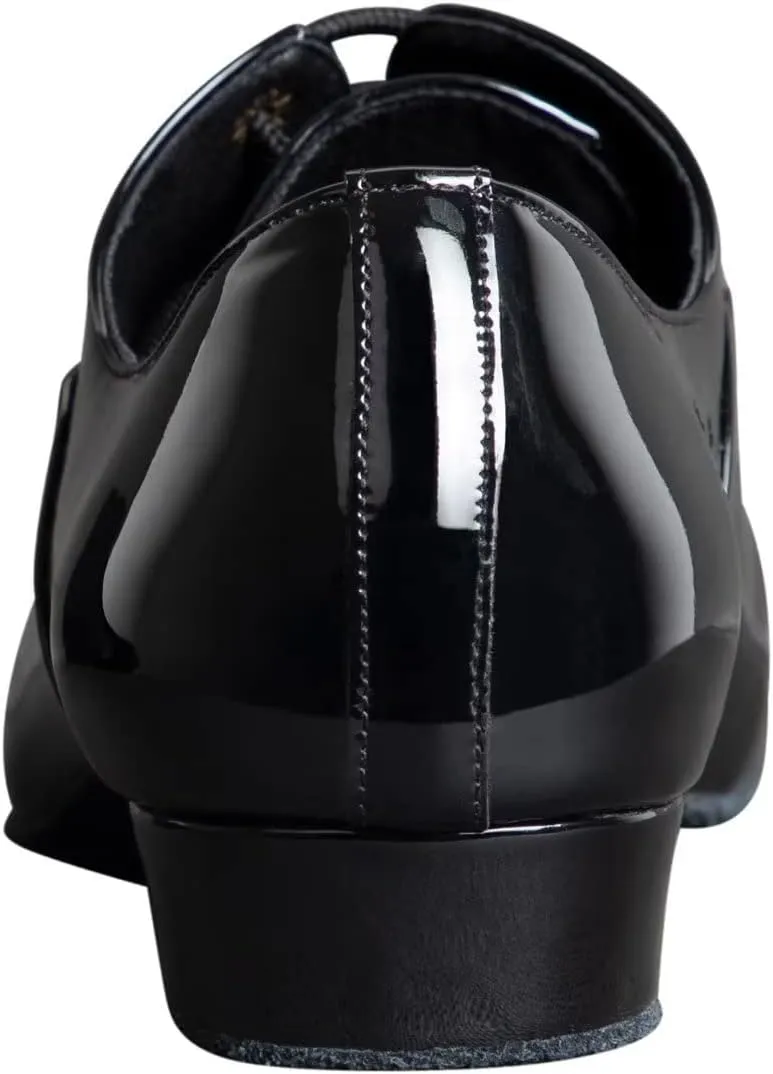 ARCLIBER Mens Dance Shoes Ballroom PU Leather Black Dancing Shoes for Men Sole Tango Salsa Latin