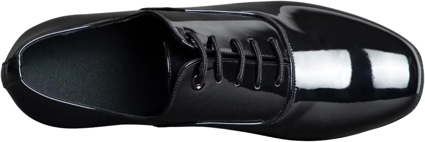 ARCLIBER Mens Dance Shoes Ballroom PU Leather Black Dancing Shoes for Men Sole Tango Salsa Latin