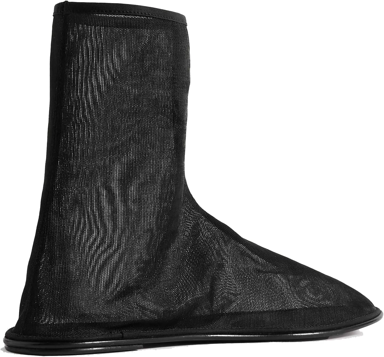 Arqa Mesh Sock Boots for Women Nylon Tulle Pull-on Flat Heel Ankle Boot Sheer Comfortable Casual Summer Sock Booties