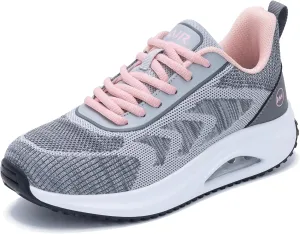Autper Women Walking Shoes for Plantar Fasciitis Arch Support Orthotic Air Tennis Non Slip Sneakers for Foot and Heel Pain Relief All Day Standing US 5.5-11