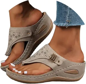 Avylays Orthopedic Sandals,Breathable Mesh Hollow Sports Sandals,Orthopedic Flip-Flops Summer Comfortable Sandals