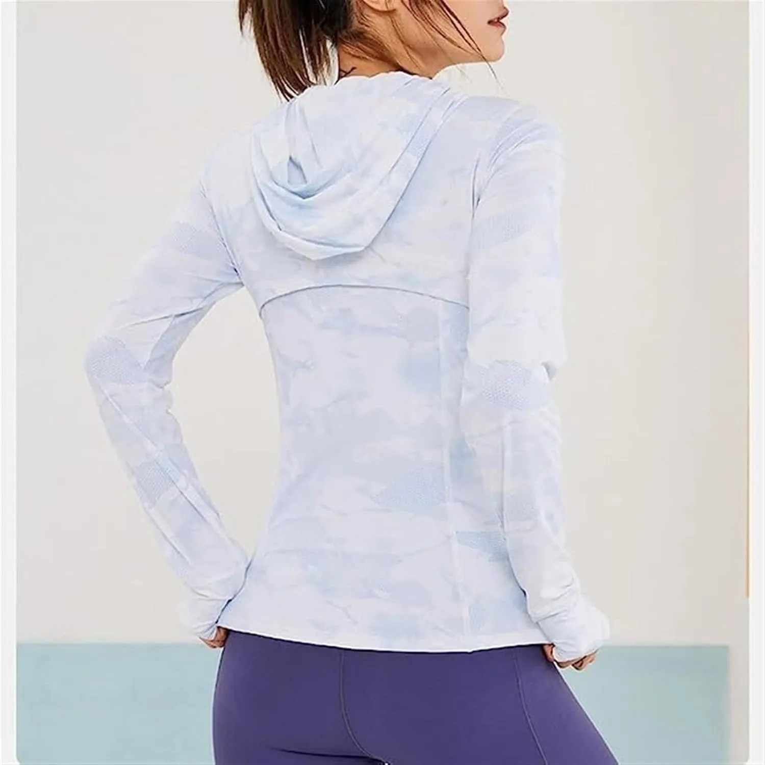 AYGJKIE Women Sun Protection Clothing Uv Protection Running Breathable SPF Jacket Slim Pressure Sun Block
