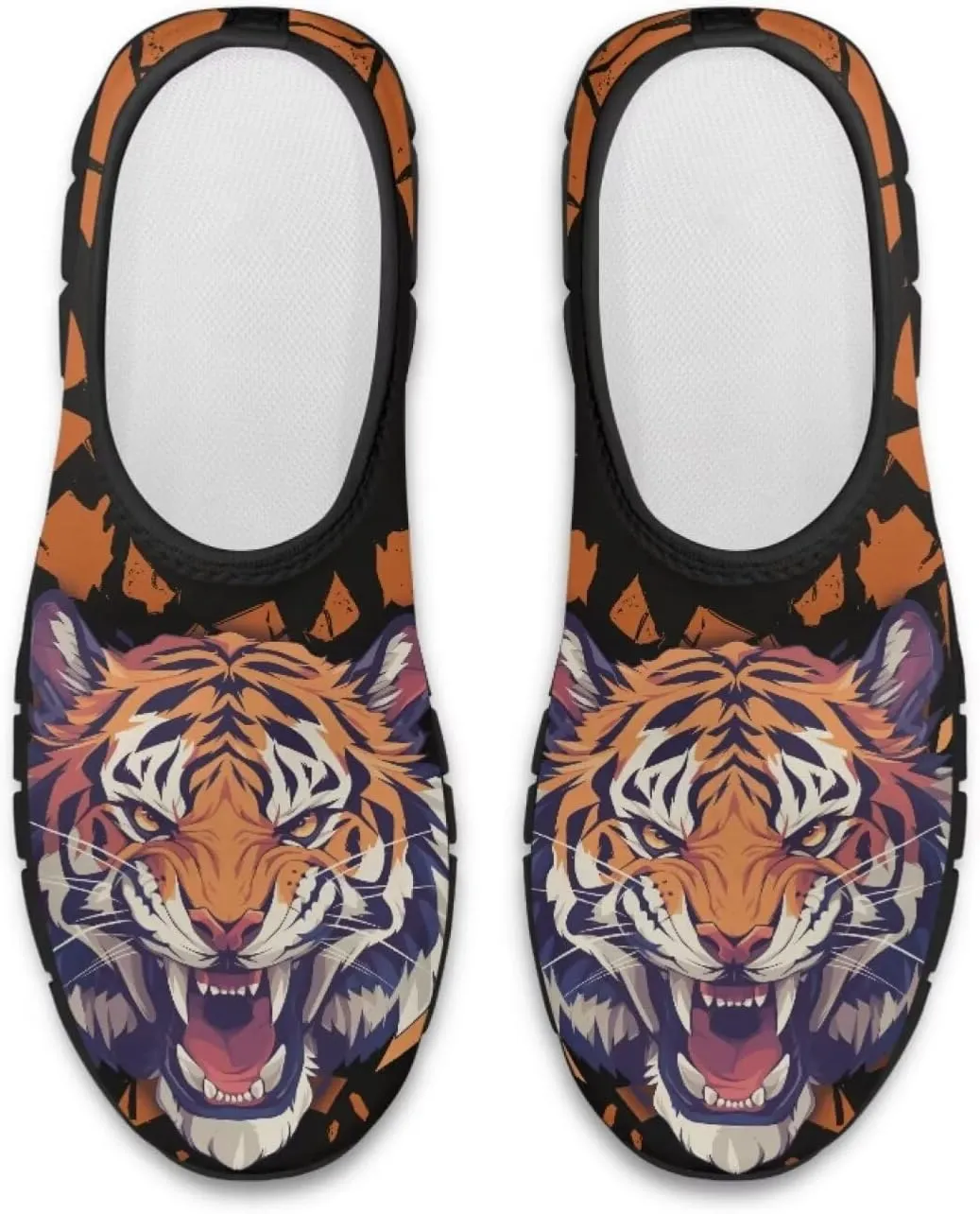 Aztec Walking Shoes for Women Casual Slip On Non Skid Flat Sneakers Fashion Breathable Tennis Work Footwear