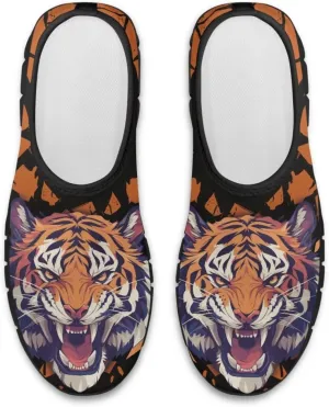 Aztec Walking Shoes for Women Casual Slip On Non Skid Flat Sneakers Fashion Breathable Tennis Work Footwear