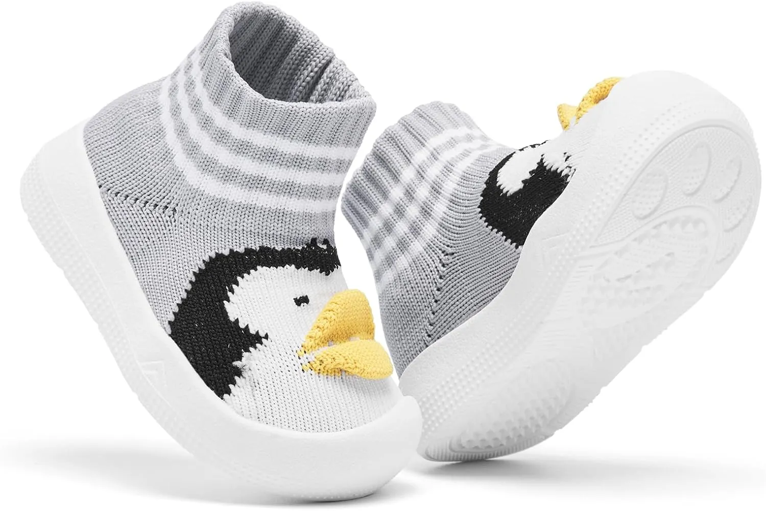 Baby Sock Shoes With Grip - Infant First Walker Shoes for Girls and Boys - Toddler Slipper Non Slip