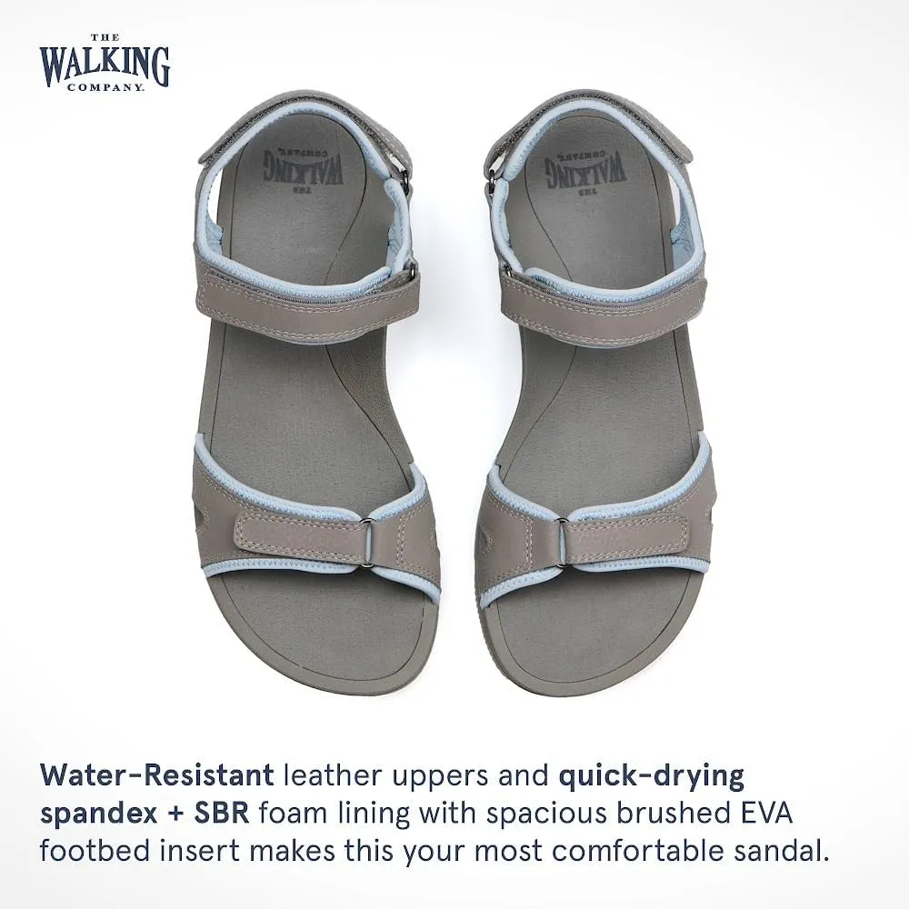 Balboa Sport Sandal | Walking Sandals Women | Water Resistant Leather Sandals | Three Points of Adjustability