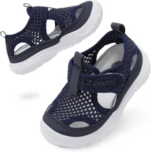 BARERUN Kids Water Shoes Boys Girls Barefoot Aqua Socks for Swim Surf Pool Beach Sport Lightweight Breathable Sandal Athletic Slip-On Sneaker for Toddler Outdoor Indoor