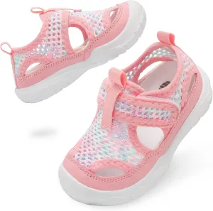 BARERUN Kids Water Shoes Boys Girls Barefoot Aqua Socks for Swim Surf Pool Beach Sport Lightweight Breathable Sandal Athletic Slip-On Sneaker for Toddler Outdoor Indoor