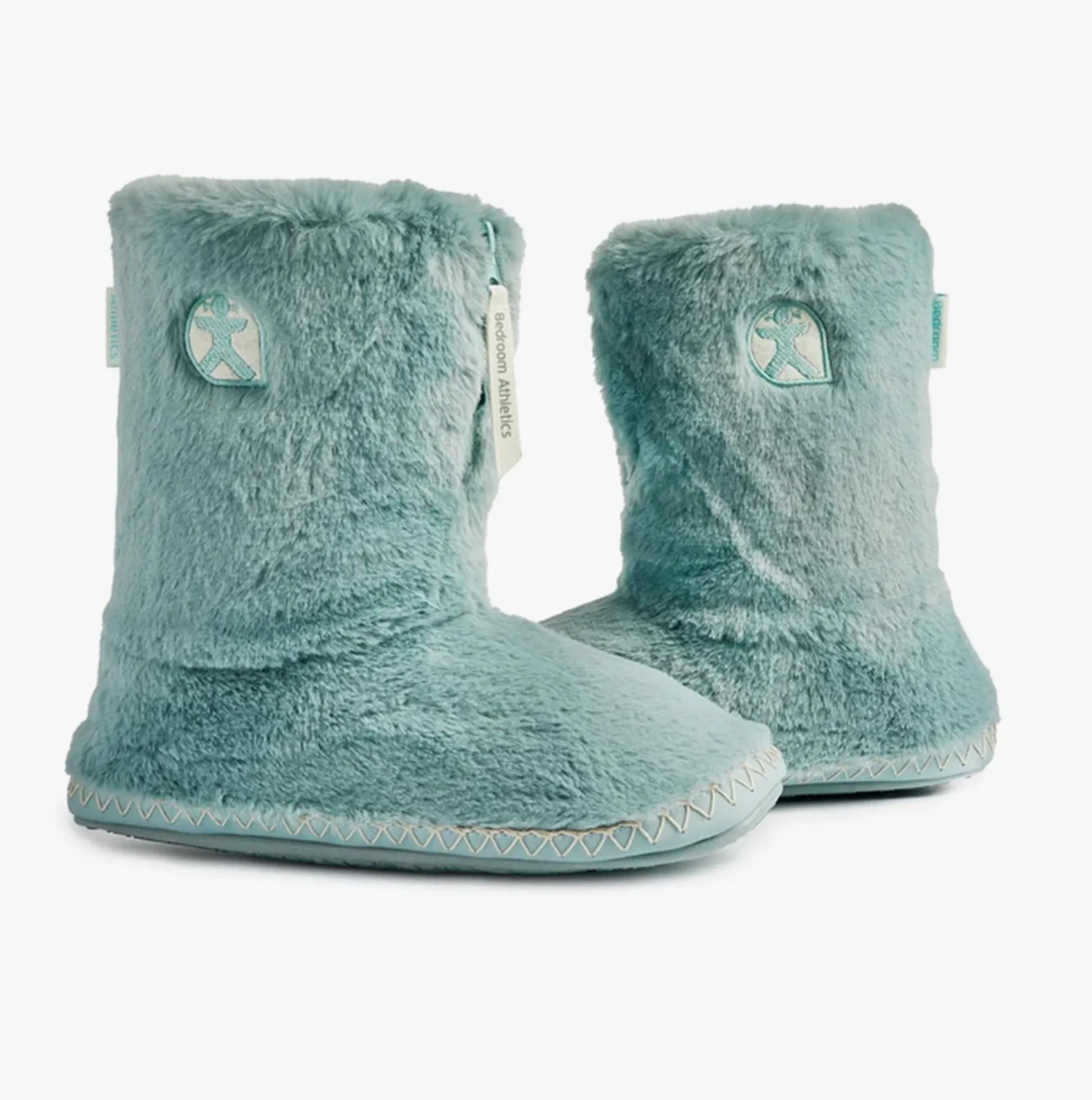 Bedroom Athletics MARILYN Womens Faux Fur Boots Seafoam