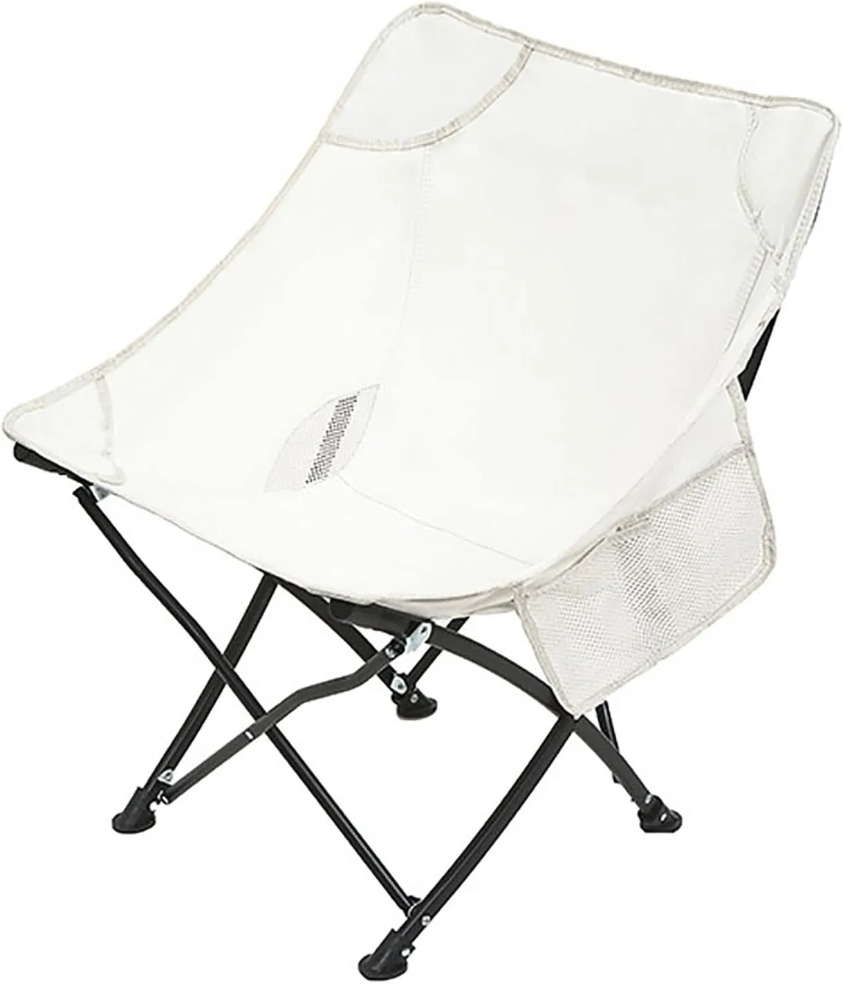 BK&MF Outdoor Folding Camping Chair,Portable Lightweight Reclining Lounge Chair Chair Beach Camp Chair with Cup Holder for Storage and Travel,A,60x40x75cm(24x16x30inch)