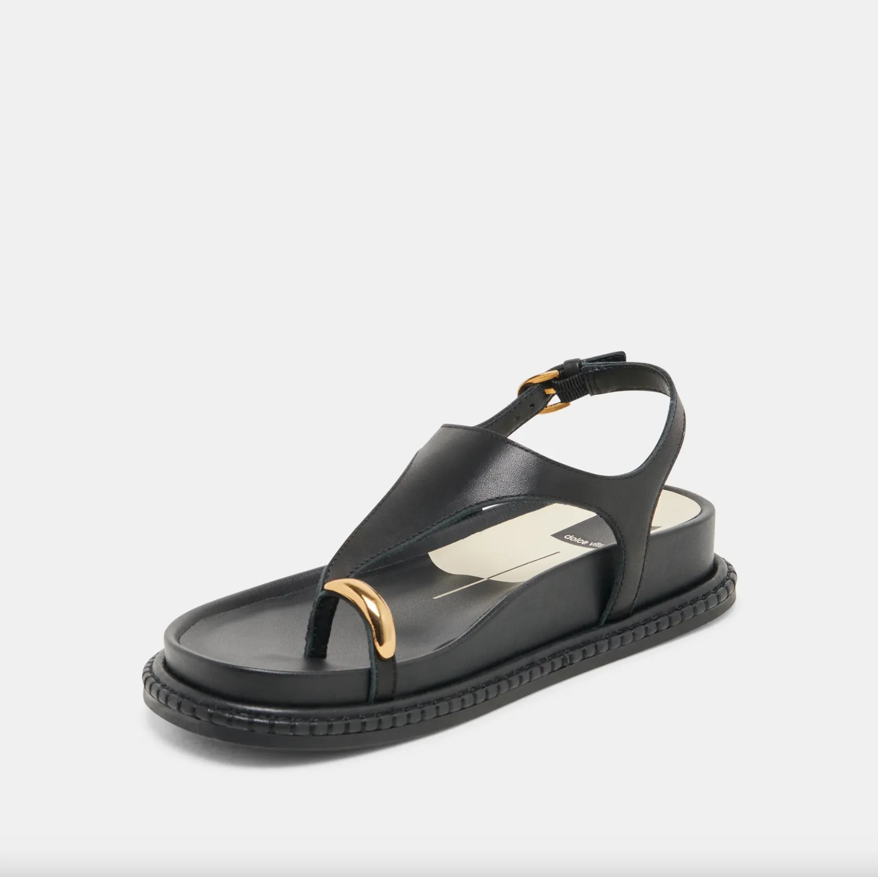 BLACK STEFAN SANDALS