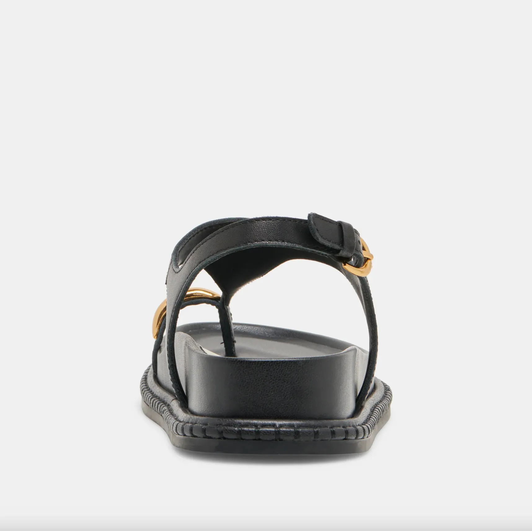 BLACK STEFAN SANDALS