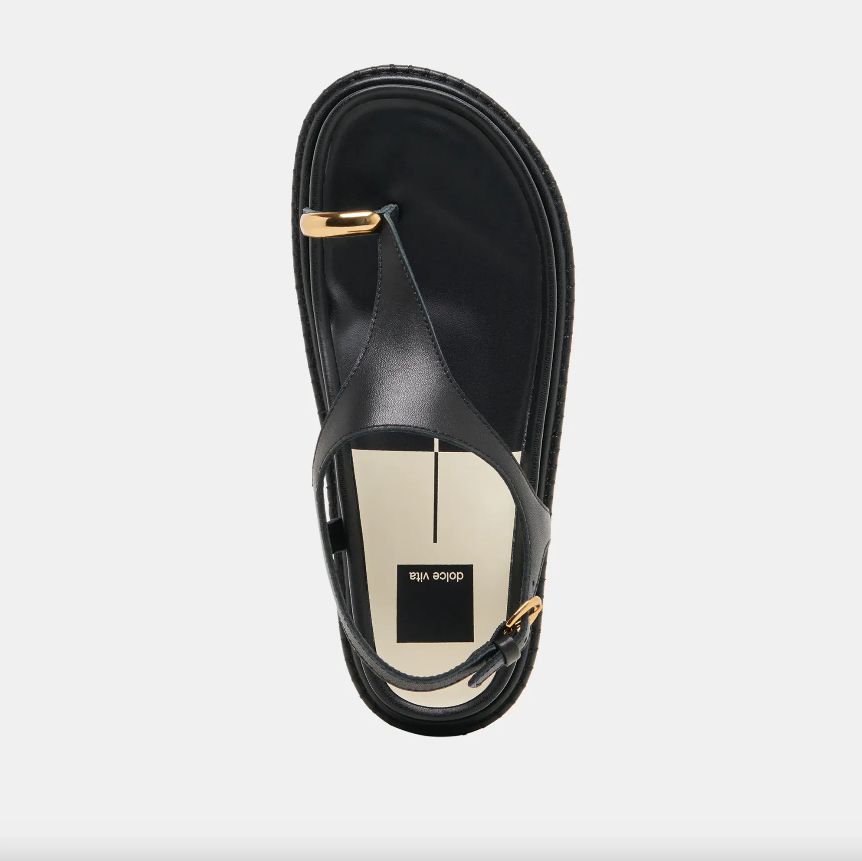 BLACK STEFAN SANDALS