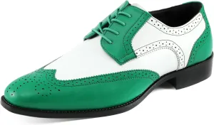 Bolano Elwyn, Men's Dress Shoes - Oxford & Wingtip - Spectator Two-Tone, Lace Up, Brogue Formal Shoes