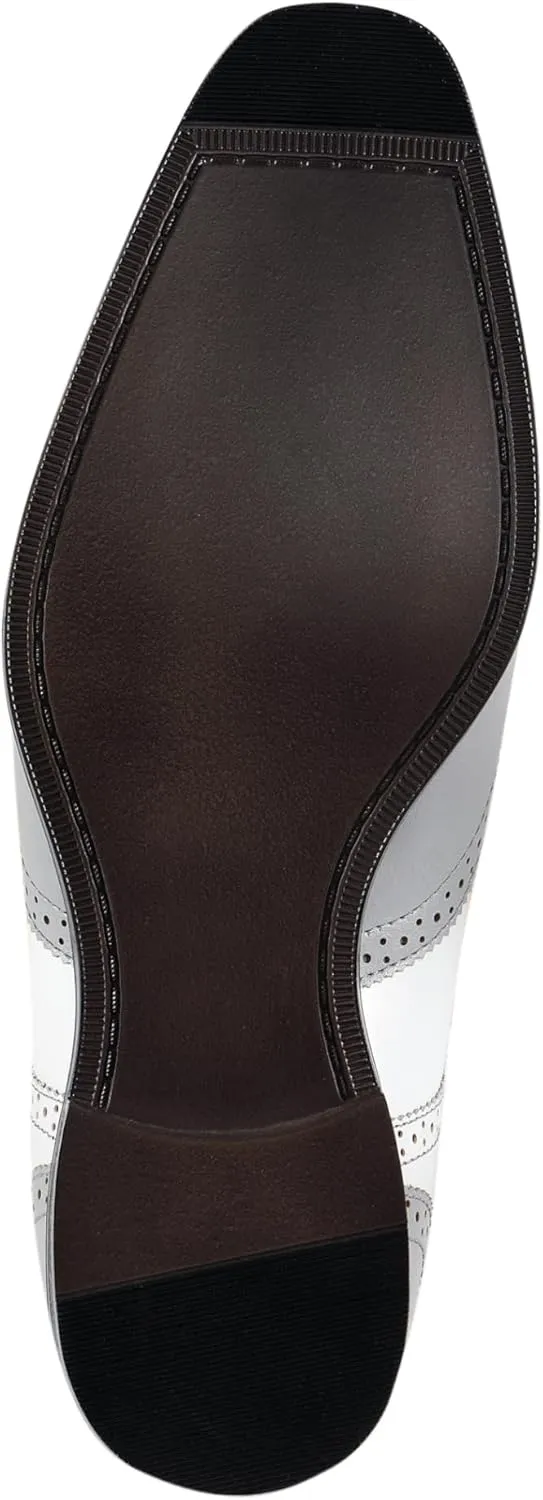 Bolano Elwyn, Men's Dress Shoes - Oxford & Wingtip - Spectator Two-Tone, Lace Up, Brogue Formal Shoes