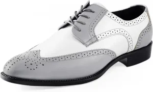 Bolano Elwyn, Men's Dress Shoes - Oxford & Wingtip - Spectator Two-Tone, Lace Up, Brogue Formal Shoes