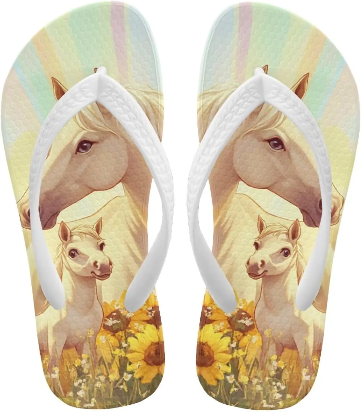 Boys' Beach Sandal Cartoon Style Slip-on Flip-Flop Sandals for Swim Pool