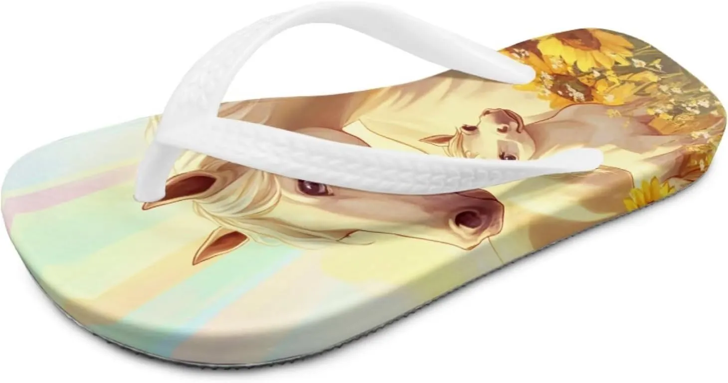 Boys' Beach Sandal Cartoon Style Slip-on Flip-Flop Sandals for Swim Pool