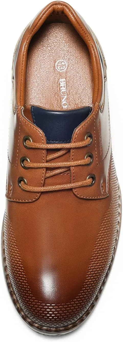 Bruno Marc Boy's Casual Dress Oxford Comfort Uniform Formal Shoes