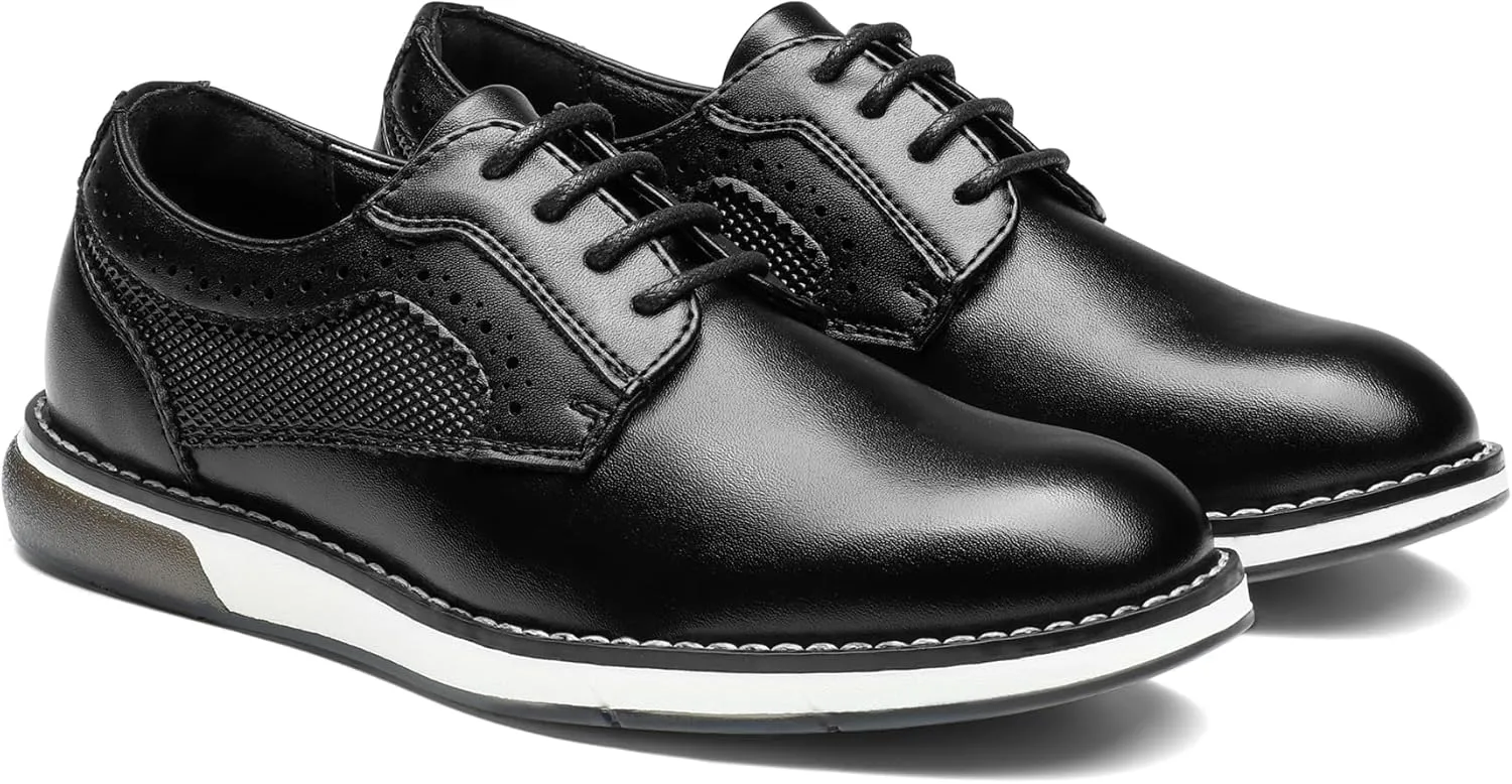Bruno Marc Boy's Casual Dress Oxford Comfort Uniform Formal Sneaker Shoes