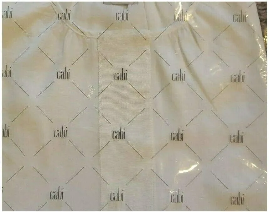 Cabi white Snap Blouse