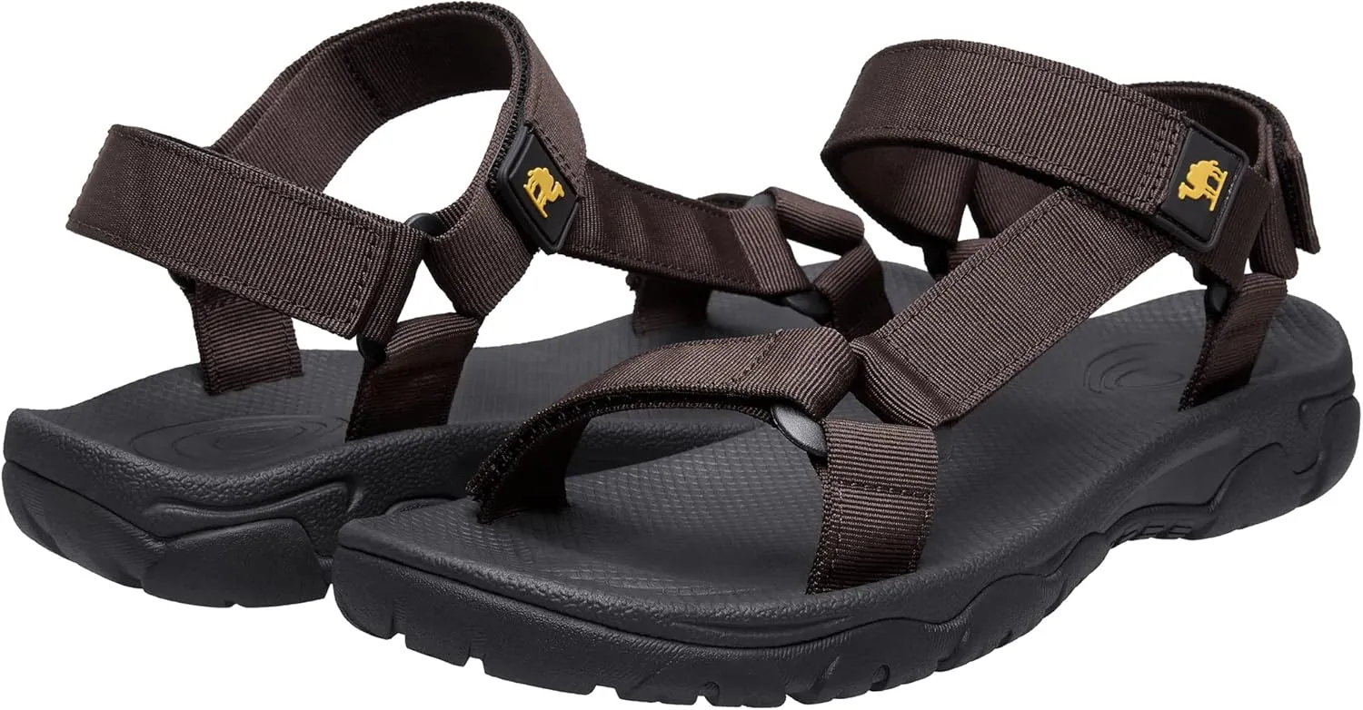 CAMELSPORTS Men's Hiking Sandals Open Toe Outdoor Beach Sandal Waterproof Sport Sandals Water Shoes for Athletic Walking