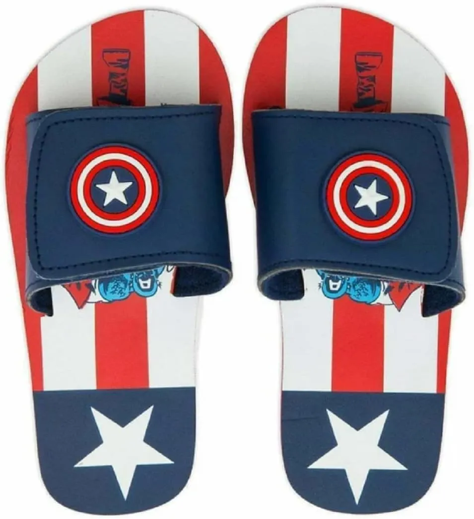 Captain America Marvel Boy's Slipper Sandals