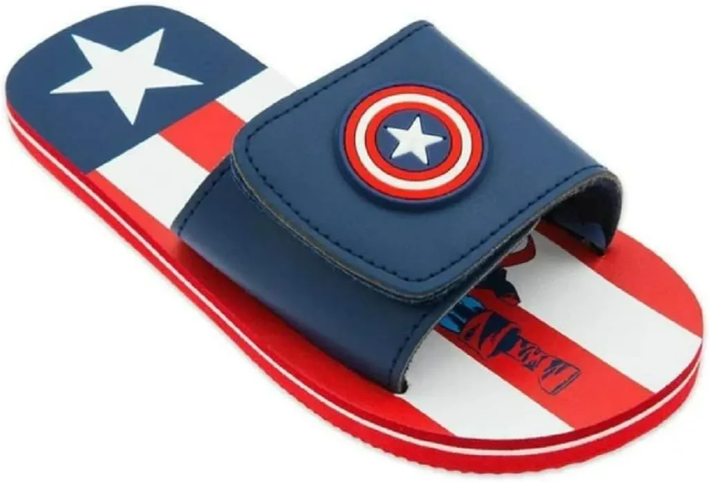 Captain America Marvel Boy's Slipper Sandals