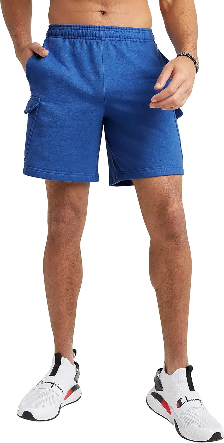Champion Men's Cargo Shorts, Powerblend, Shorts For Men, Comfortable Cargo Shorts For Men (Reg. Or Big & Tall)