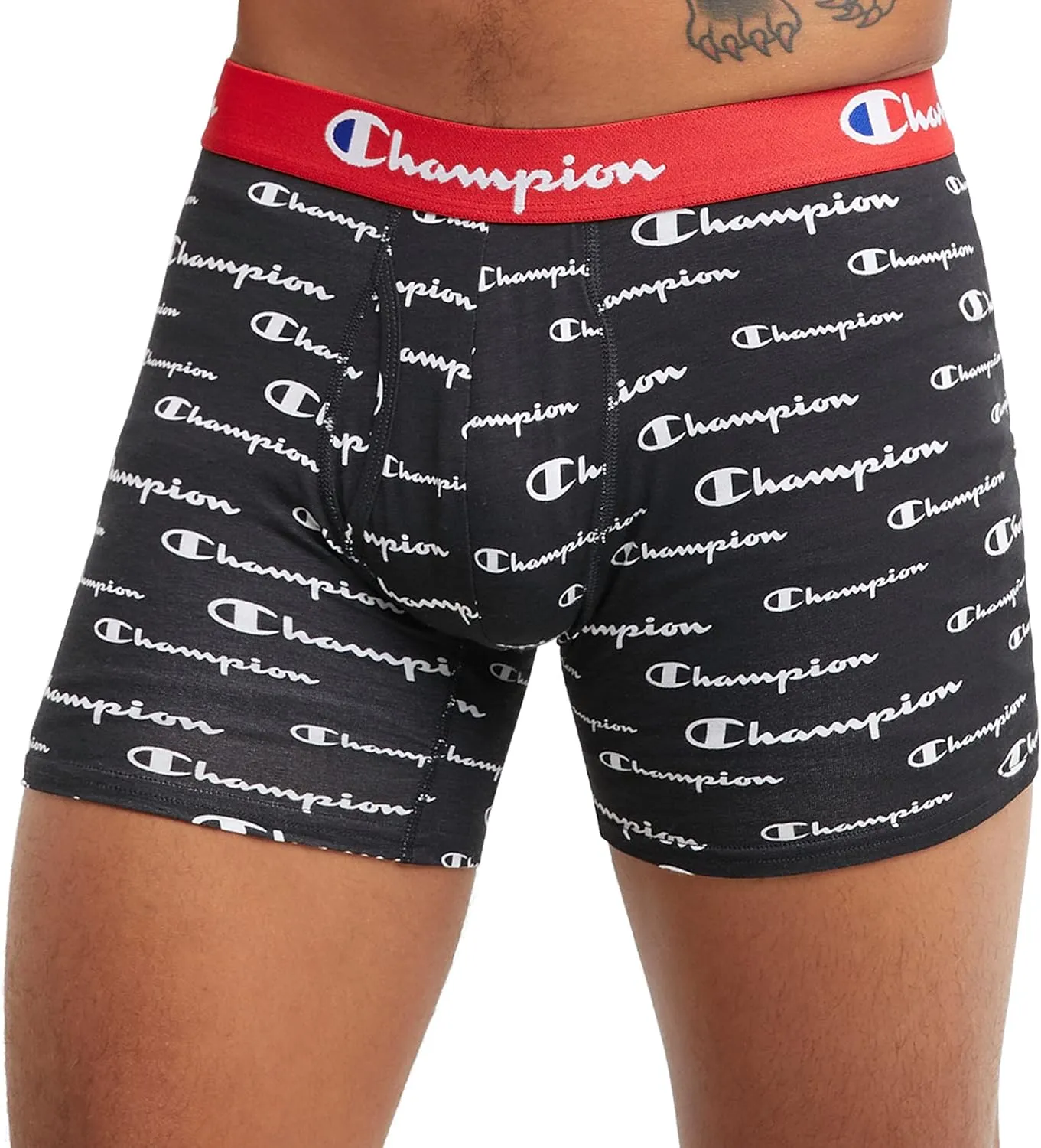 Champion Men's Every Day Comfort Stretch Cotton Boxer Briefs