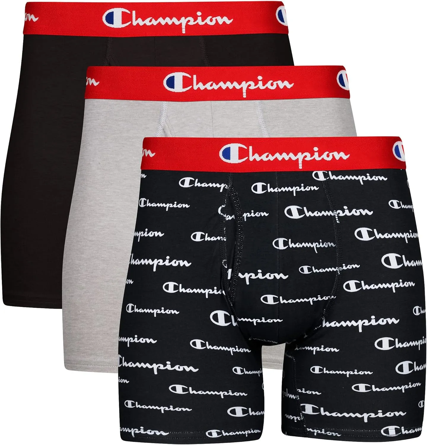 Champion Men's Every Day Comfort Stretch Cotton Boxer Briefs