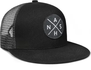 City Flat Brim Snapback Trucker Hat Mesh Hip Hop Flat Bill hat for Men & Women Unite State Adjustable Baseball Cap