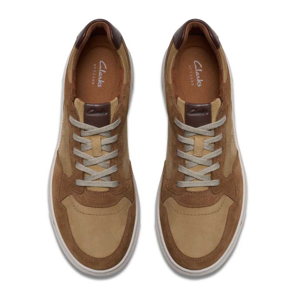 Clarks Mapstone Sport Cola Combi Leather Sneaker (Men's)